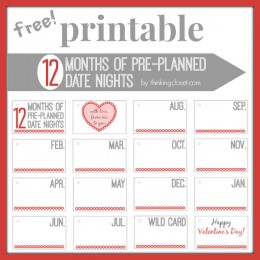 Free Printable Date Nights