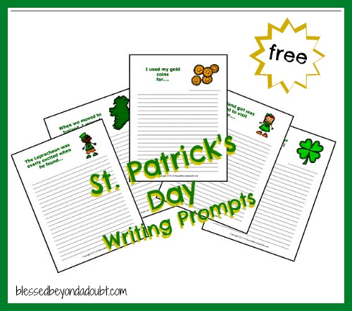 Free St. Patrick's Day Writing Prompts