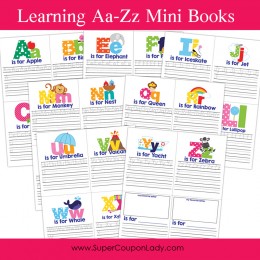 Learning A to Z Mini Books
