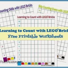 Learning to Count with LEGO printables