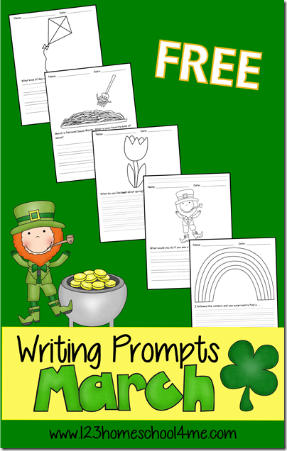 March Writing Prompts