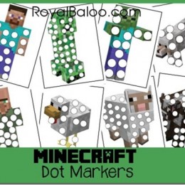 Minecraft Dot Marker Printables