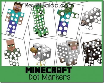 Minecraft Dot Marker Printables