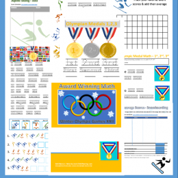 Olympic Math Printables