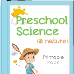 Preschool Science Printable Pack