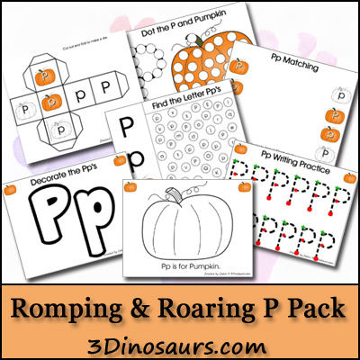 Romping and Roaring P Printable Pack