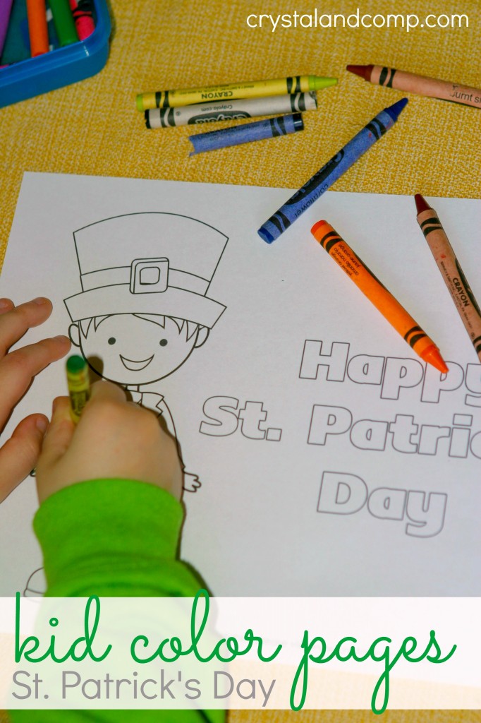 St. Patrick's Day Color Pages