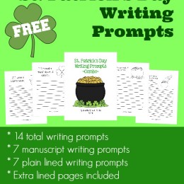 FREE Writing Prompts for St. Patrick's Day