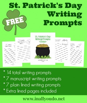 FREE Writing Prompts for St. Patrick's Day