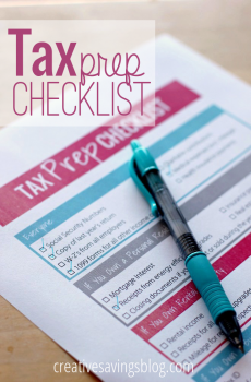 Tax Prep Checklist