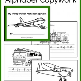 Transporation Copywork