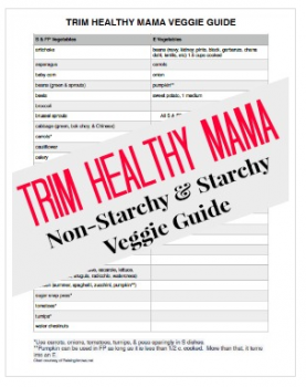 Trim Healthy Mama Vegetable Guide