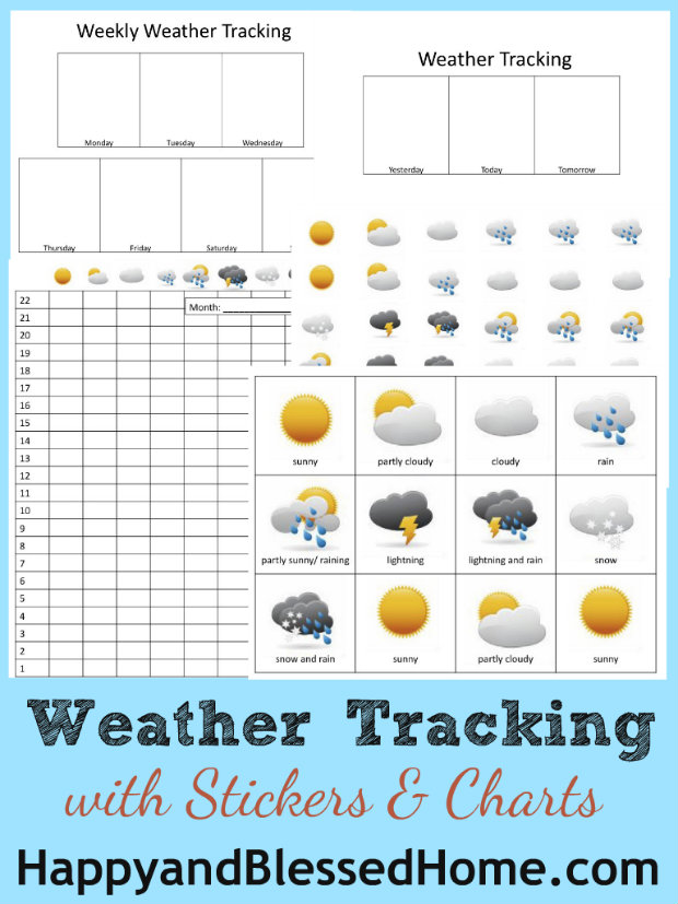 Science FREE Weather Tracking Printables