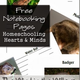 Wind in the Willows Notebooking Pages
