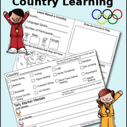 Winter Olympic Printables