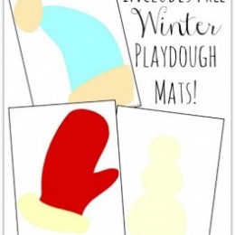 Winter Playdough Mats