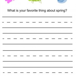 FREE Spring Time Writing Prompt