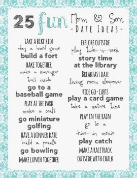 25 Fun Mom and Son Date Night Ideas