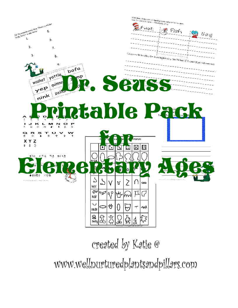 Dr. Seuss Printable Pack