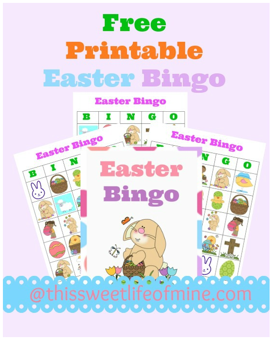 Free Easter Bingo Game Printables