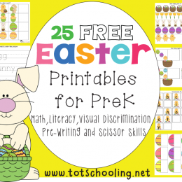 Free Easter Printables for Preschoolers