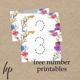 Free Number Printables