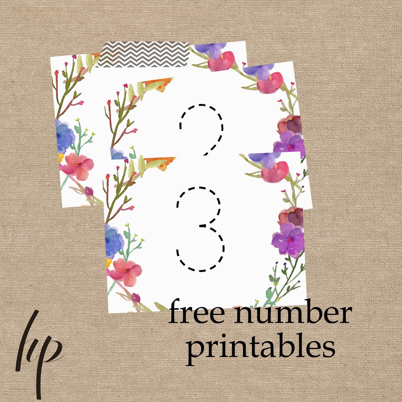 Free Printables: Number Tracing Cards Free Printables: Number Tracing Cards