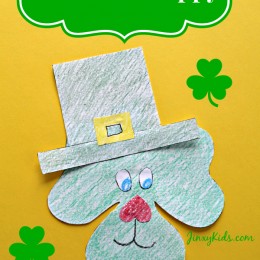 Free Printable Shamrock Puppy Craft