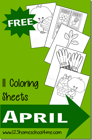 Free Spring Coloring Sheets