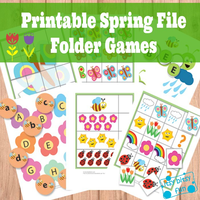 Free Spring File Folder Games Free Spring File Folder Games