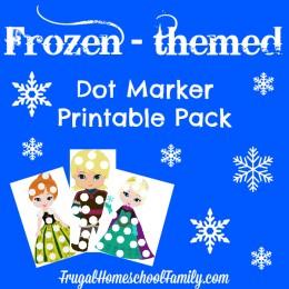 Frozen Themed Dot Marker Printable Pack