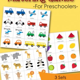 Matching Games for Preschoolers