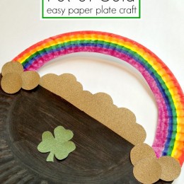 Pot of Gold Paper Plate Craft