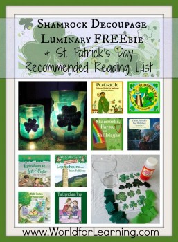 Shamrock Decoupage Printable INstructions