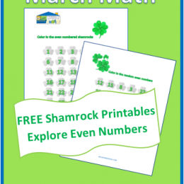 Shamrock Math Printable Even Numbers