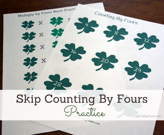 Skip Counting By Fours