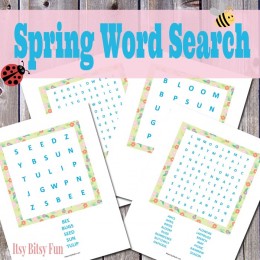 Spring Word Searches