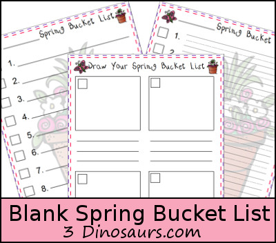 Spring Bucket Lists