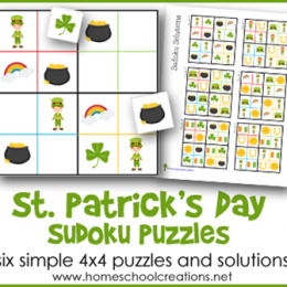 St. Patrick's Day Sudoku Puzzles