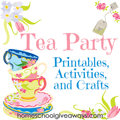 Tea Party Printables and Crafts