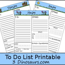 To Do List Printable