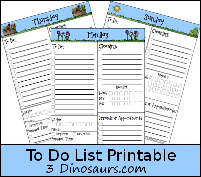 To Do List Printable