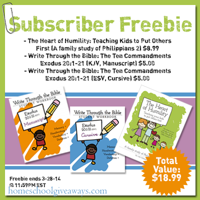 homeschool freebies