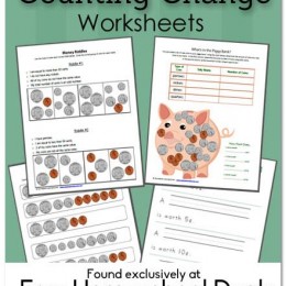 Free Download: Counting Change Worksheets