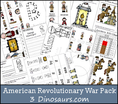 Free American Revolutionary War Printable Pack