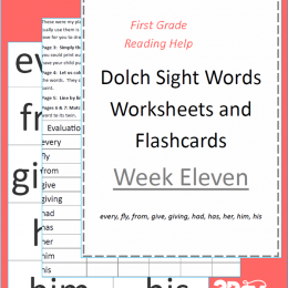 Dolch Sight Word Printables