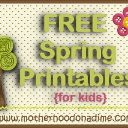 Free Spring Printables