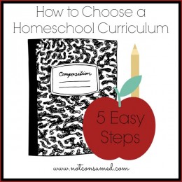 How to Choose a Homeschool Curriculum