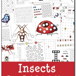 Insects Do a Dot Printables