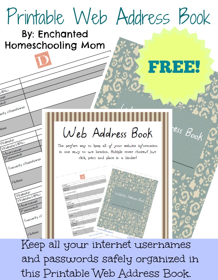 Printable-Web-Address-Book